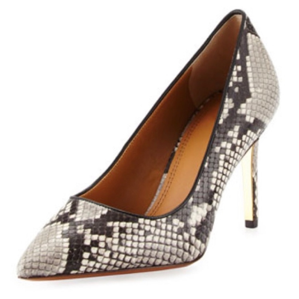 Tory Burch Snakeskin Pumps Size 8